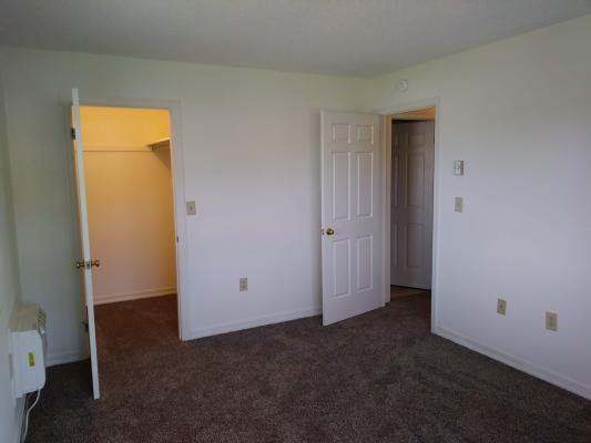 Master bedroom with walk-in closet